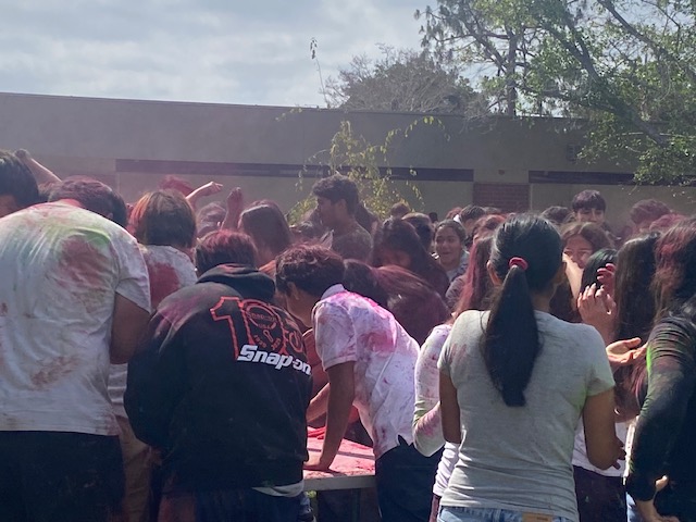 Spartans celebrate Holi with a colorful event
