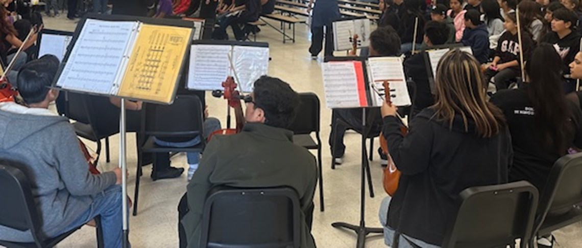 Band and Orchestra Students Perform