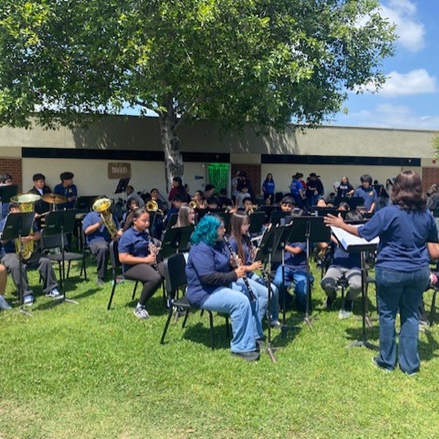 Doig Band and Orchestra performs at the Dia de Los Ninos